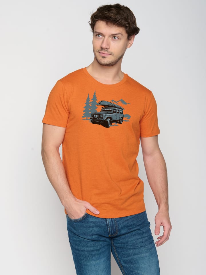 

Футболка Nature Getaway в черном цвете с оранжевым оттенком GreenBomb, Черный, Футболка Nature Getaway в черном цвете с оранжевым оттенком GreenBomb