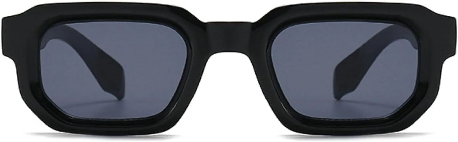 

Квадратные солнцезащитные очки для женщин и мужчин, модные квадратные солнцезащитные очки в толстой оправе, простые квадратные солнцезащитные очки mincl, Black