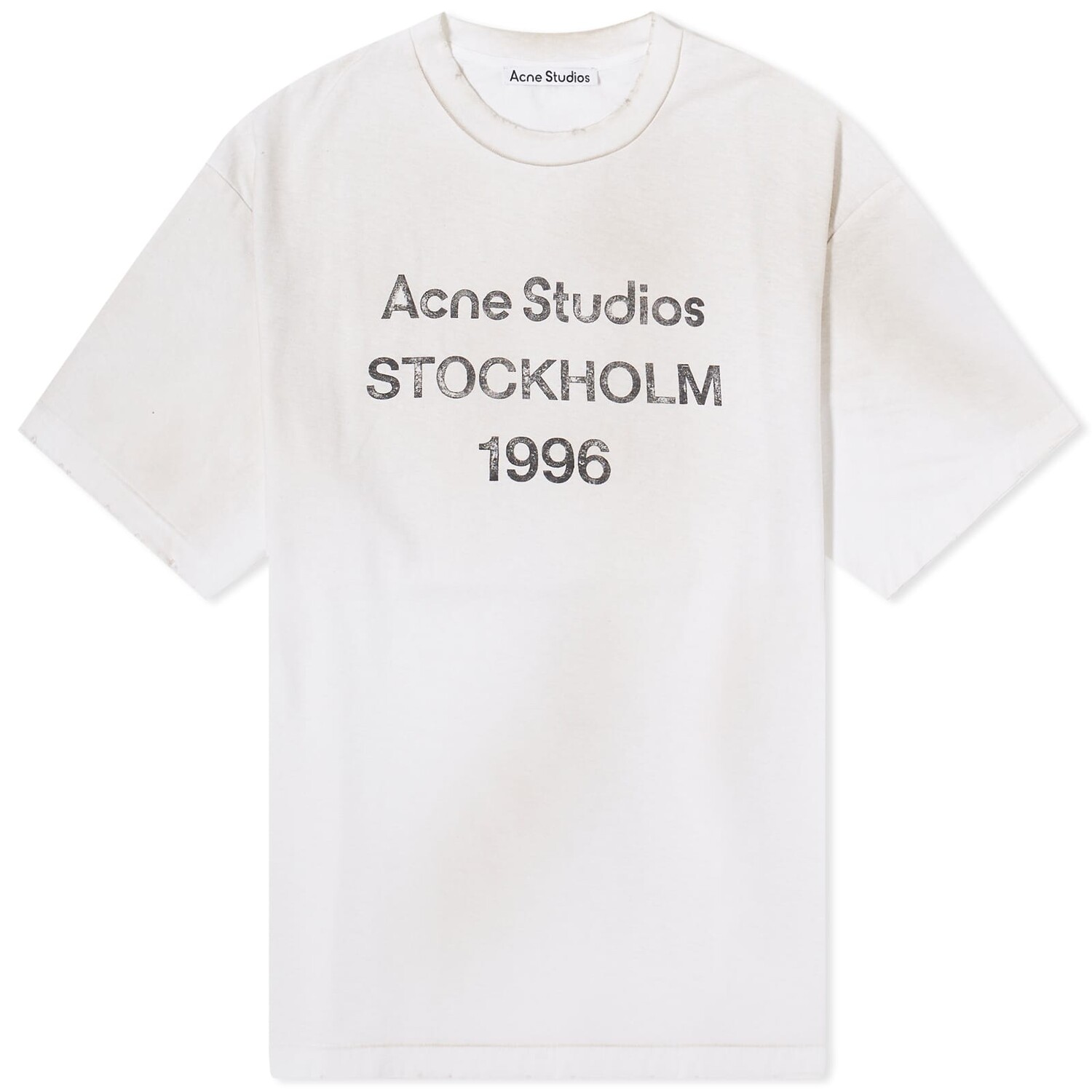 

Футболка Acne Studios Exford 1996, цвет Dusty White