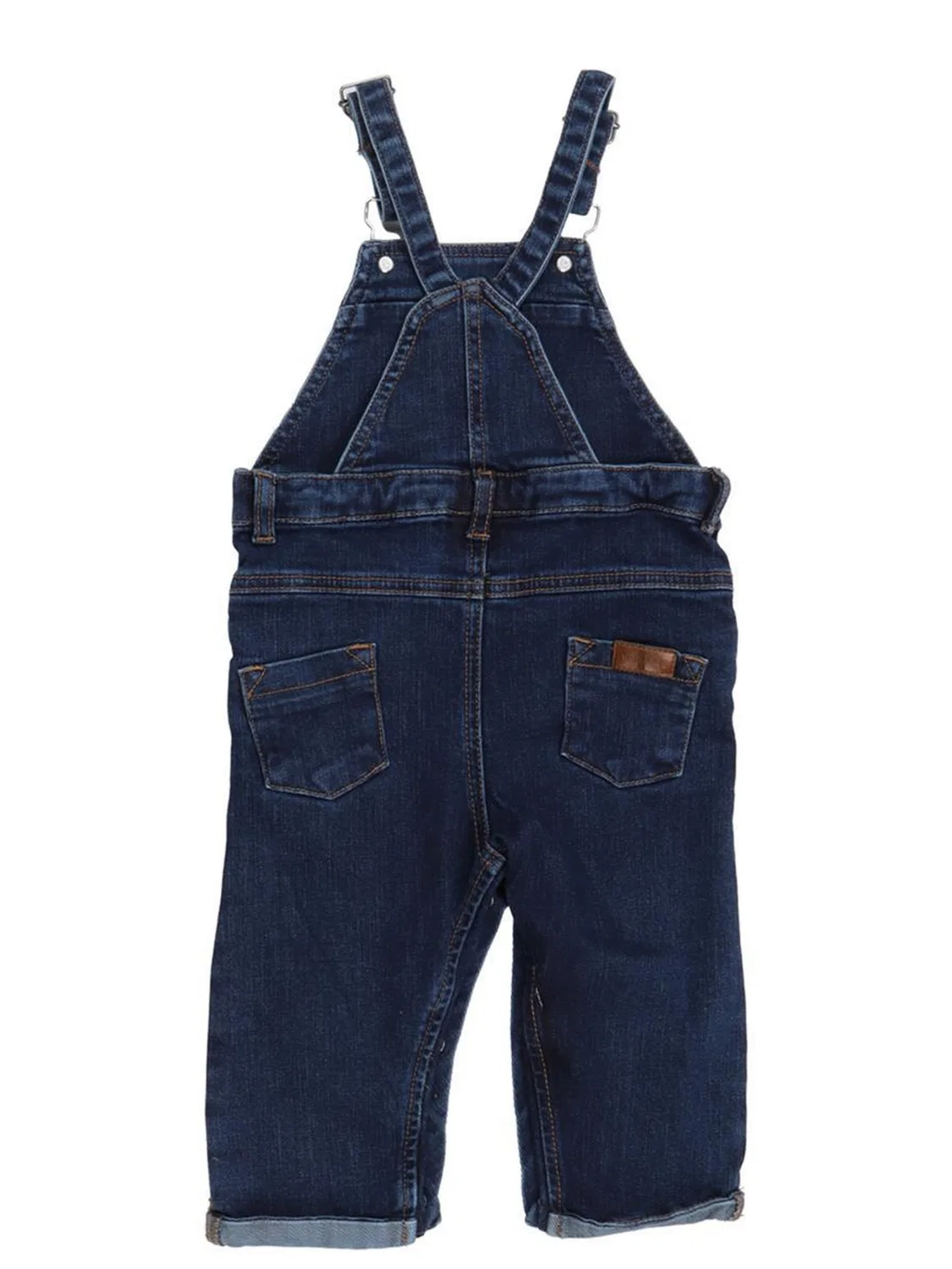 Комбинезон Walkiddy Regular Overalls Unifarben Dungarees темно-синего цвета — фото 3
