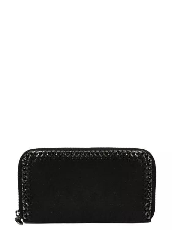 

Кошелек falabella на молнии Stella Mccartney, черный