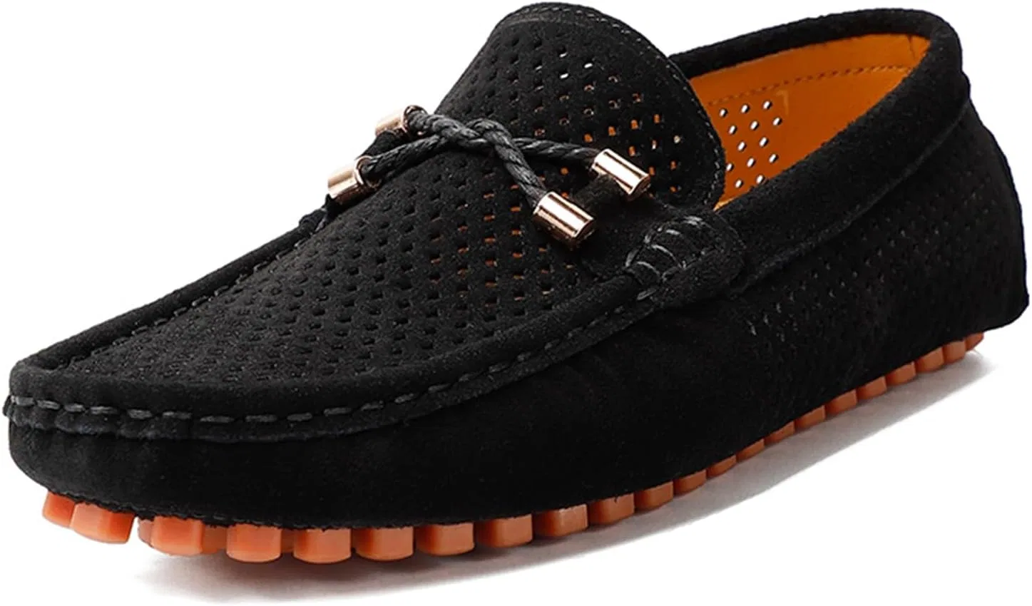 Лоферы мужские с прошивкой, Black Dacnakby