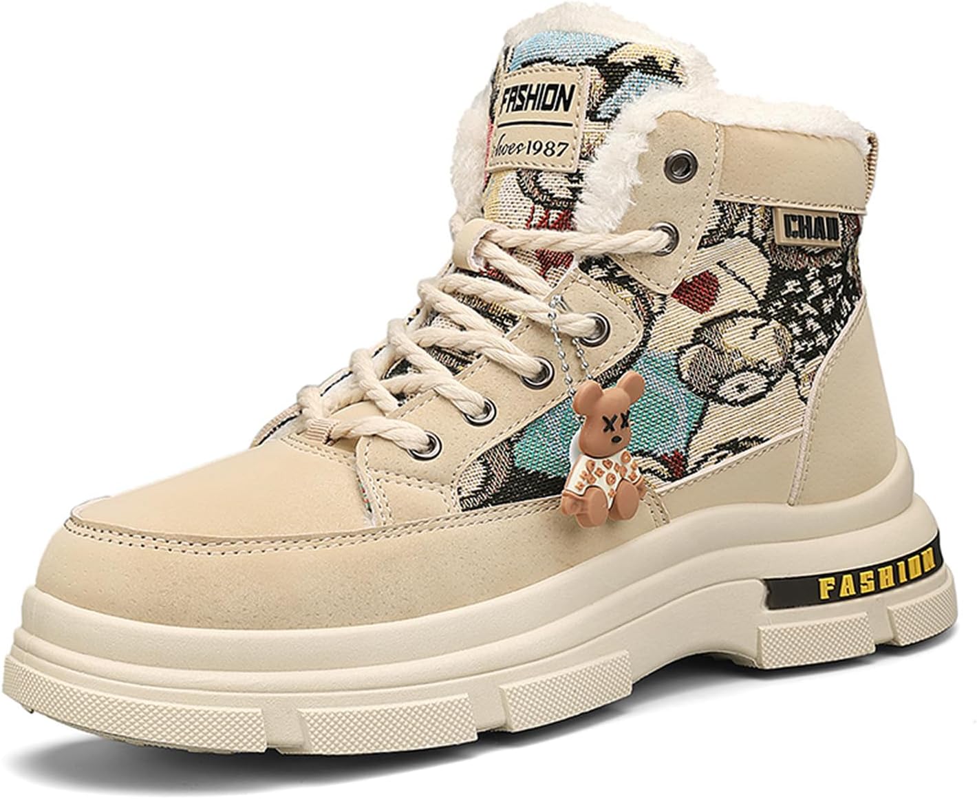 

Лучшие мужские зимние ботинки vfv, водонепроницаемые, с меховой подкладкой, кожаные, на щиколотку, для активного отдыха, противоскользящие, для походов и треккинга, удобные зимние ботинки Vfvbest, бежевый