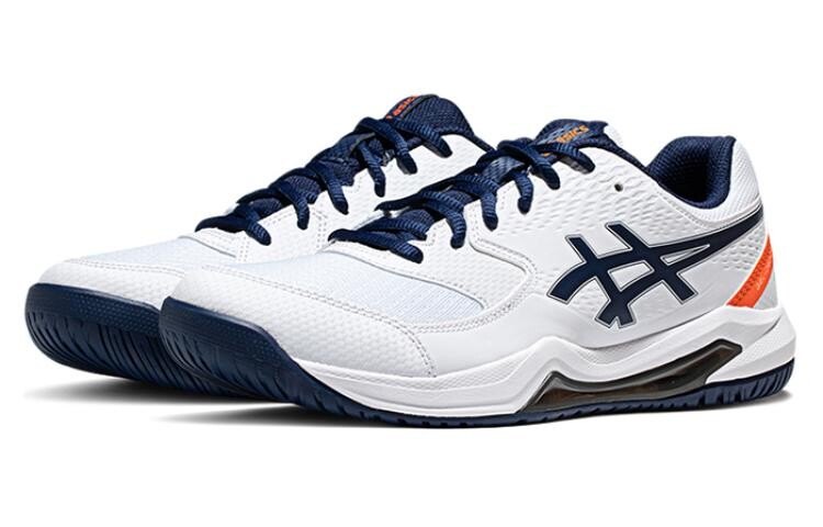 Мужские теннисные кроссовки Asics Gel-Dedicate 8, White/Illusion Blue — фото 2