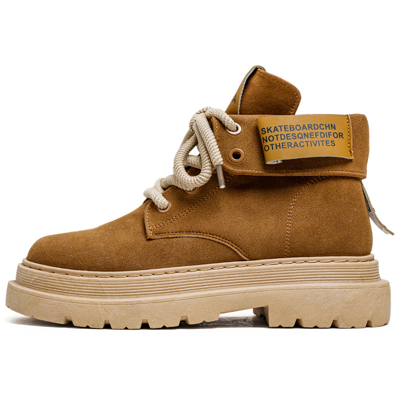 

GAISIMA Коричневые короткие ботинки Martin для мужчин, цвет Brown