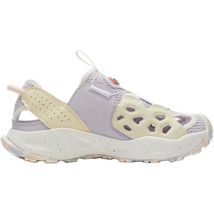 FILA KIDS GLOWFLY нескользящие износостойкие низкие детские сандалии фиолетовые желтые для подростков — фото 3