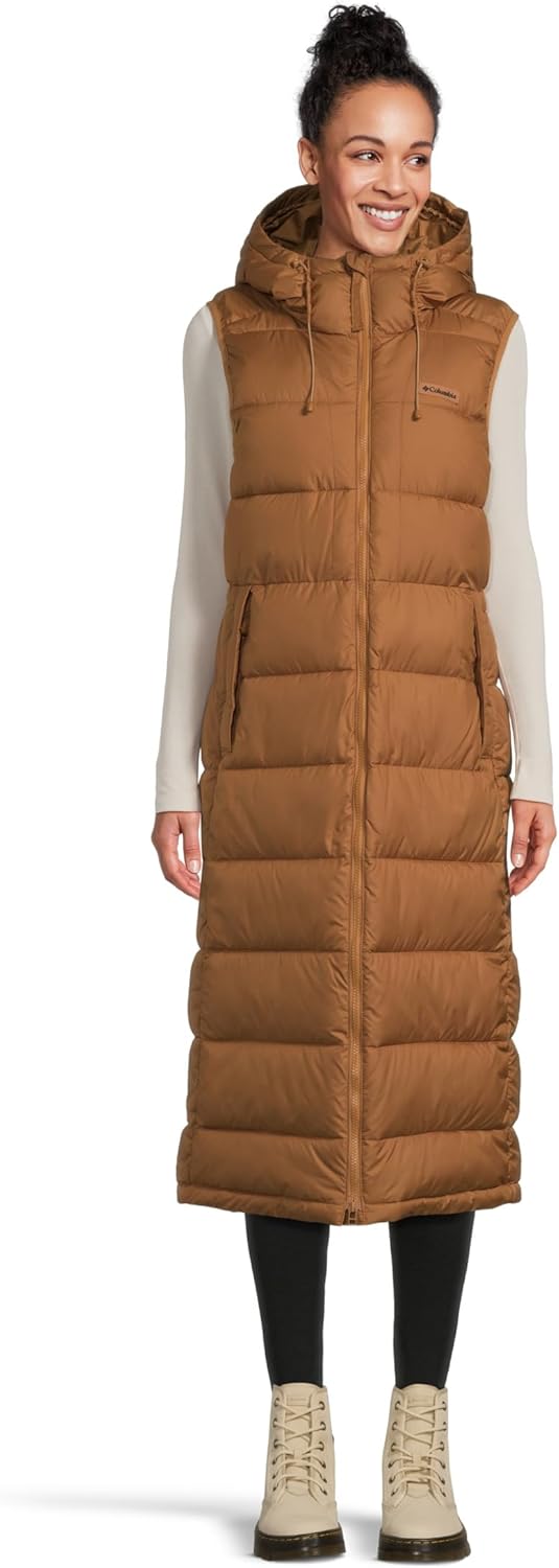 

Columbia женская жилет Pike Lake II Long, Camel Brown