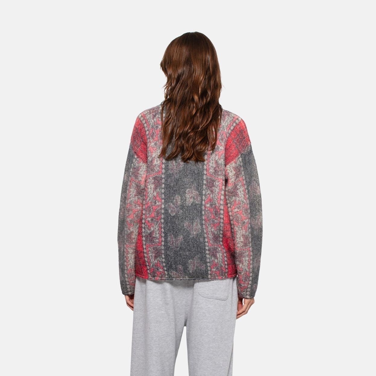 Коллекция осень/зима FW23 свитер унисекс многоцветный Stussy, цвет Multicolor — фото 4