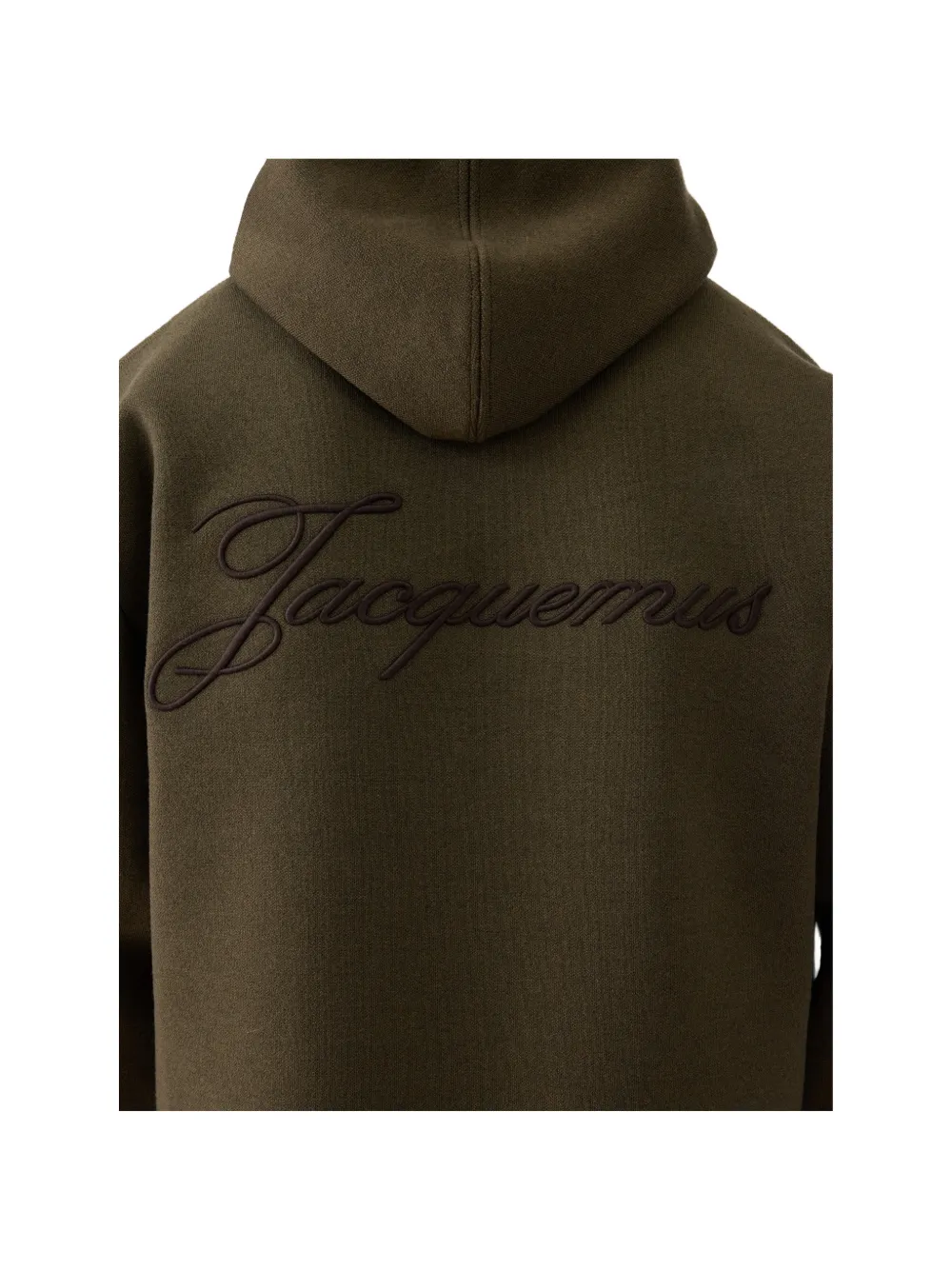 Кардиган на молнии из пике с капюшоном Jacquemus, зеленый — фото 4