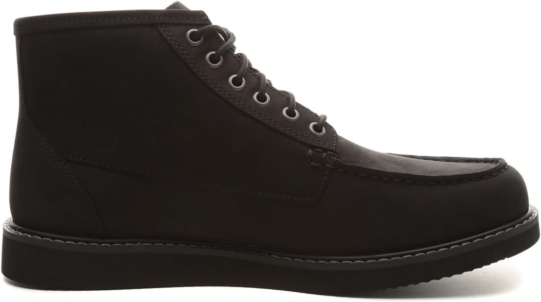 Timberland мужские ботинки Newmarket Mid Chukka на шнуровке, Black Nubuck — фото 4