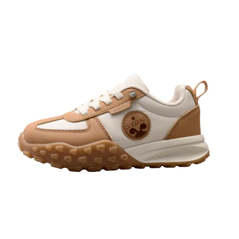 

Synthetic Leather Slip Resistant Thermal Low top Kids' Outdoor Shoes Kids' BOBDOG, светло бежевый chocolate