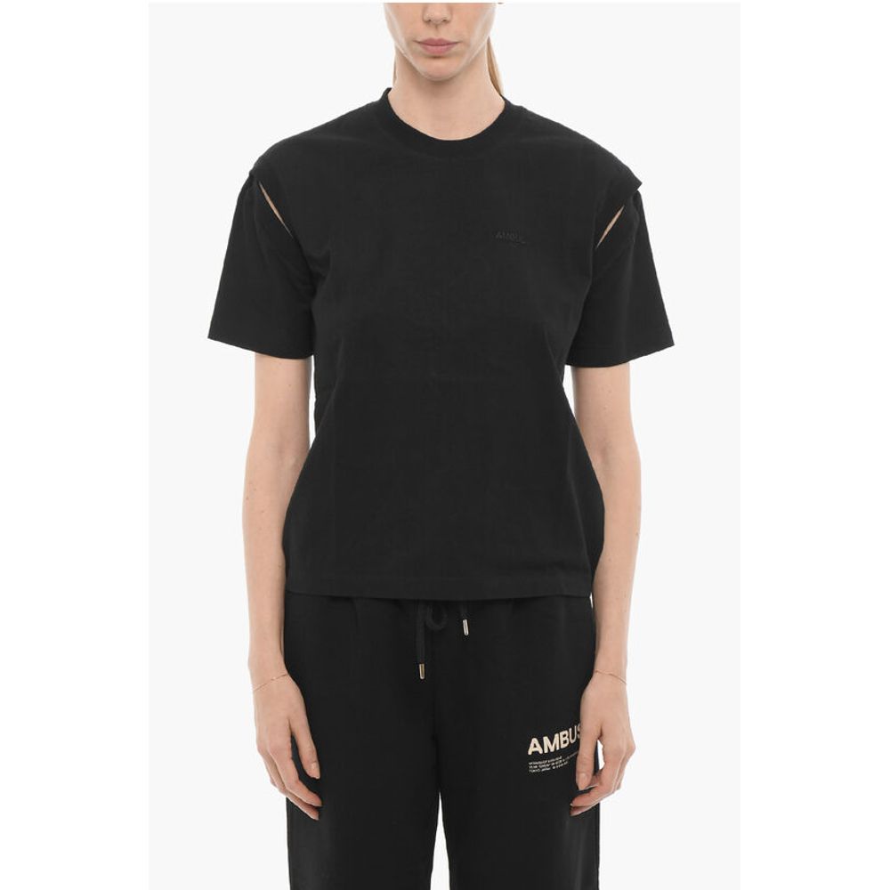 

Однотонная футболка с круглым вырезом Ambush, Black