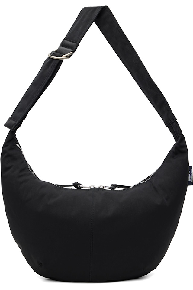 

Хлопчатобумажная нейлоновая сумка с двойной нитью Comme Des Garçons Homme, черный