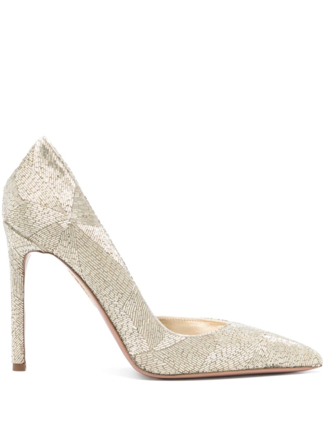 

Aquazzura 105 мм La Nuit туфли, золотой