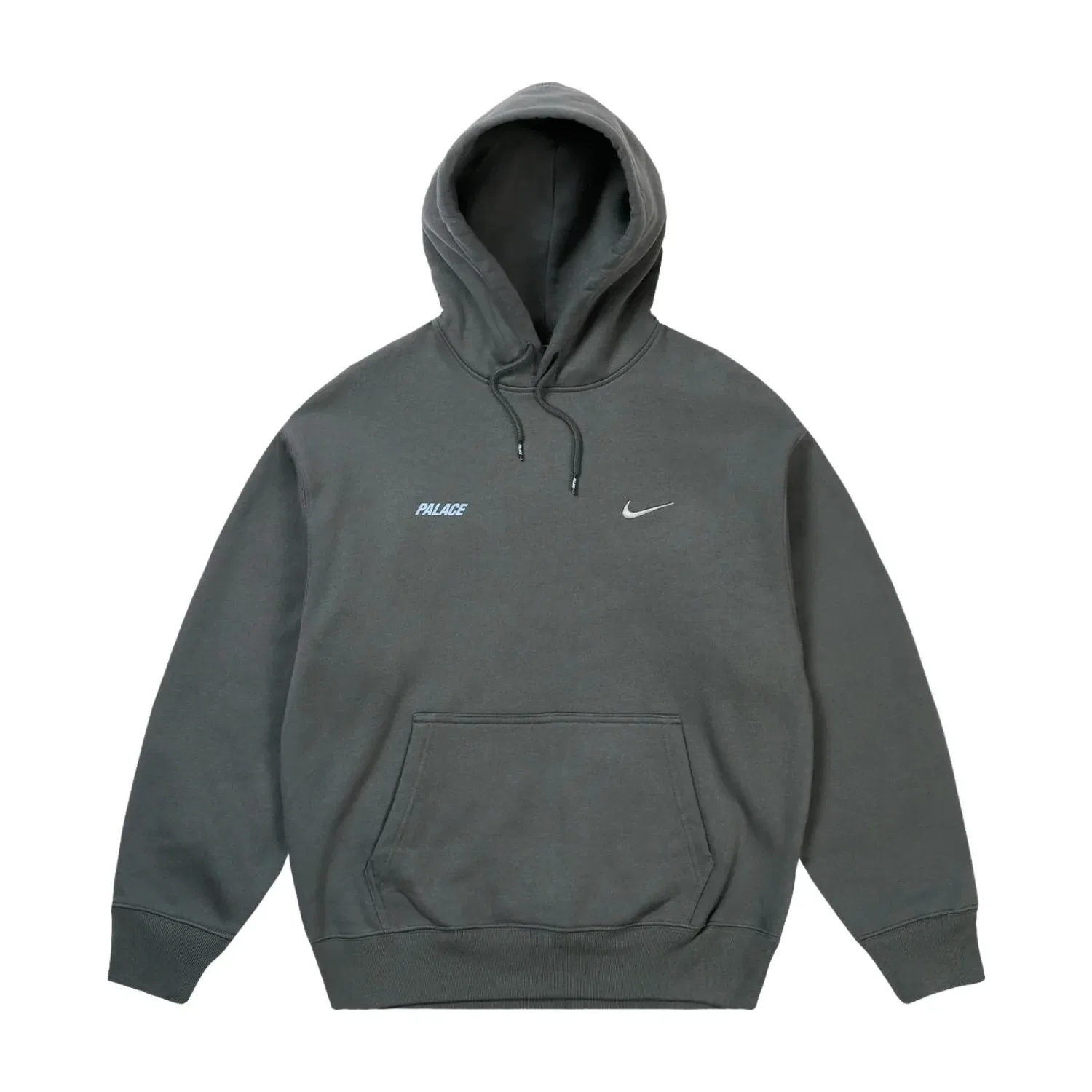 Толстовка Nike x Palace Font Swoosh Hood 'Charcoal' P28NHD001, серый — фото 2