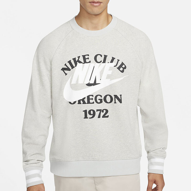 Толстовка мужская светло-серая Nike, серый — фото 3