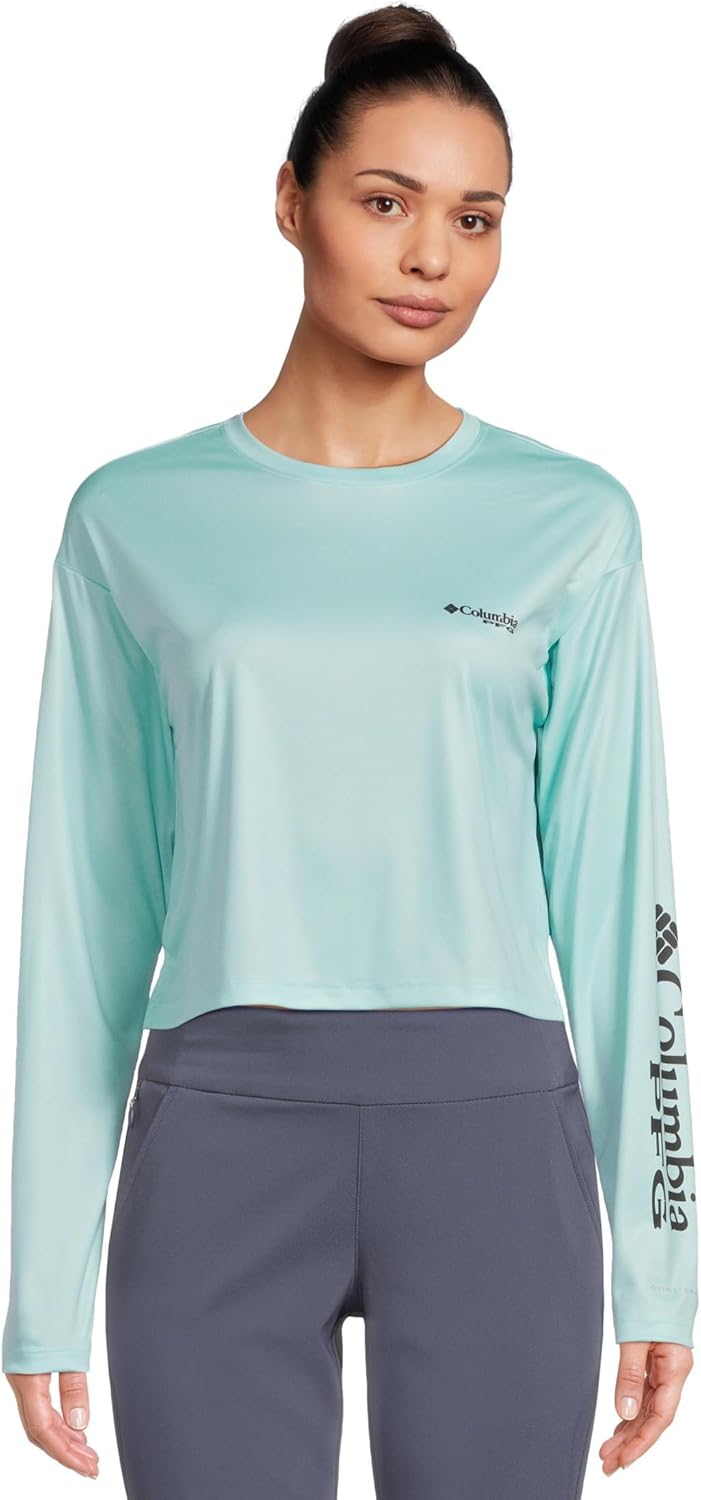 

Женская футболка Columbia Tidal Light PFG X Bentley с длинным рукавом, Gulf Stream/Pfg W Bentley Tarpon Head