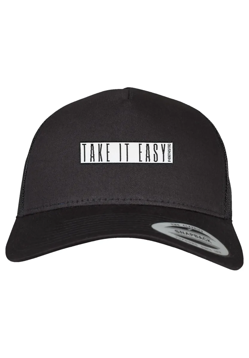 

F4NT4STIC фуражка "Retro Trucker Cap Take It Easy", принт, черный