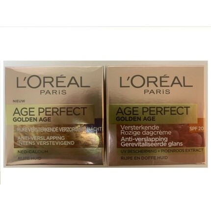 

L'Oreal Golden Age Perfect дневной и ночной крем 2x50 мл — упаковка из 2 шт., L'Oreal