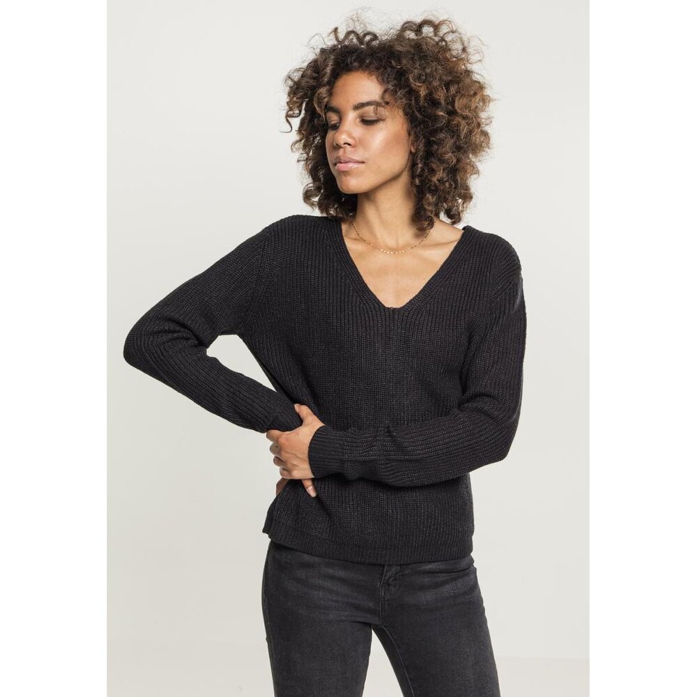 

Толстовка Urban Classics Back Lace Up, черный