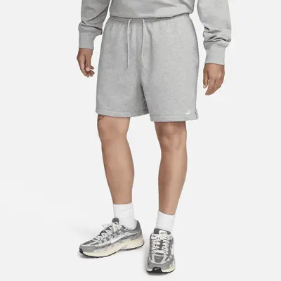Шорты Nike Club, цвет Dark Grey Heather/Light Smoke Grey/White