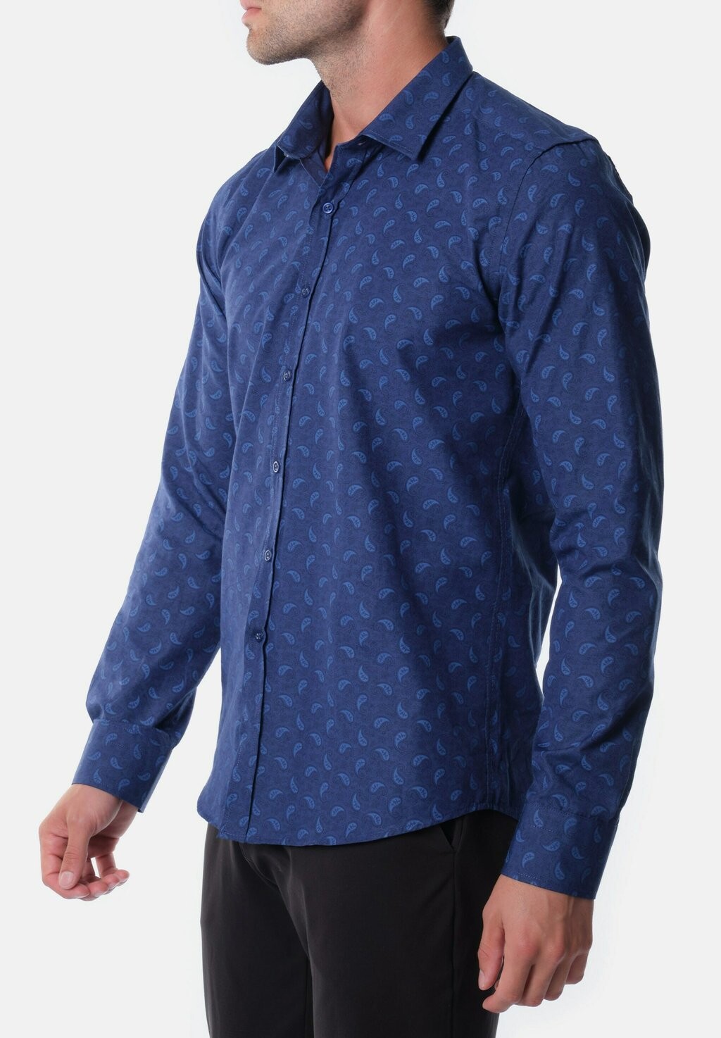 

Рубашка Long-Sleeved Hopenlife, синяя морская