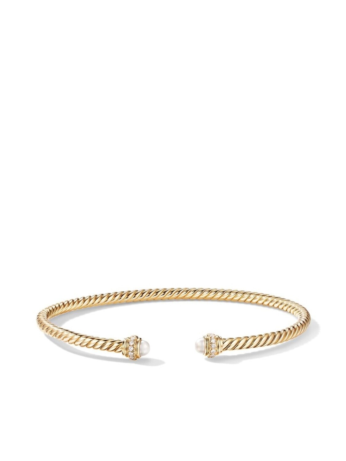 

Браслет из желтого золота с бриллиантами David Yurman, золотой