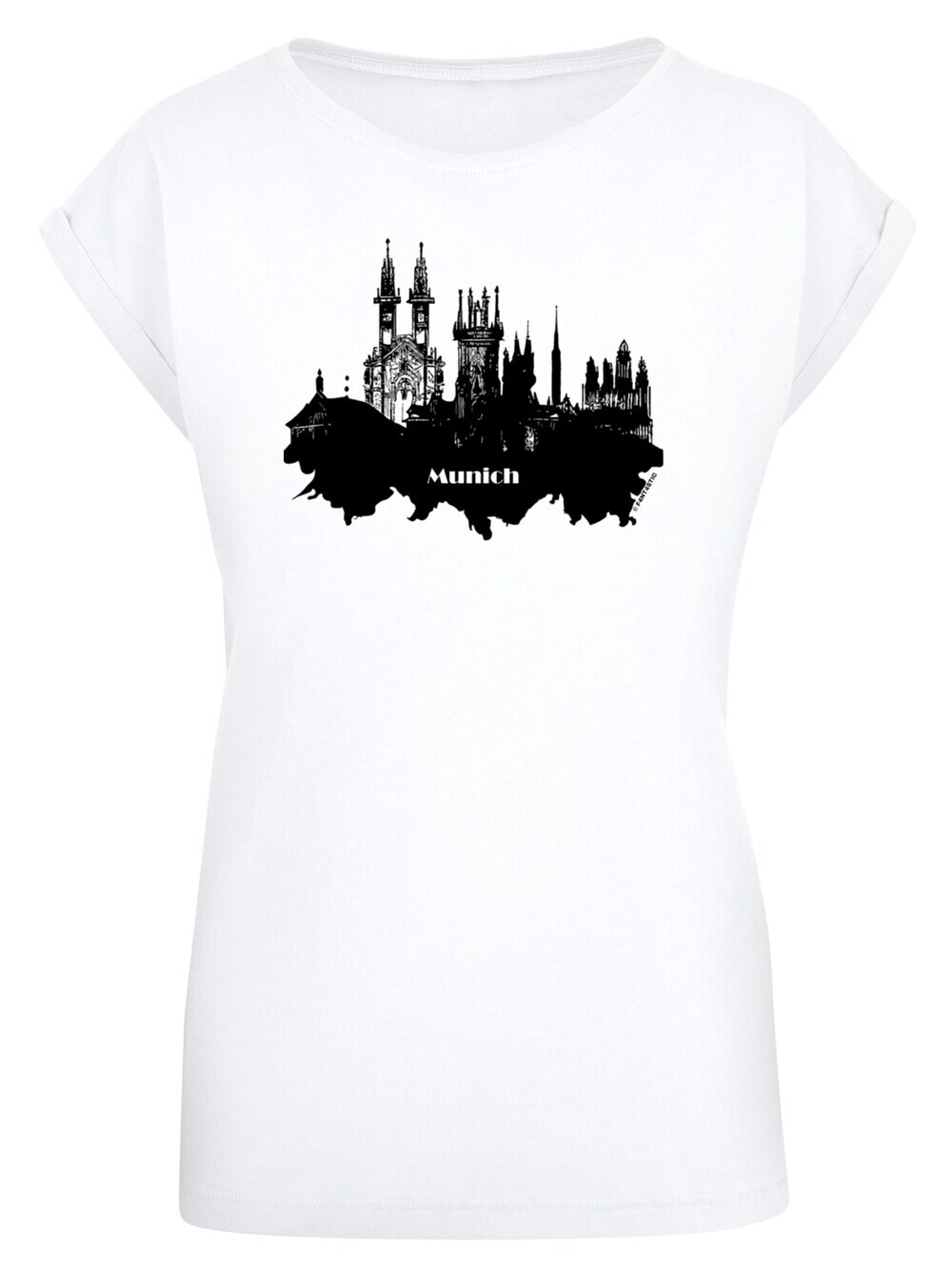 

Рубашка F4Nt4Stic Cities Collection - Munich skyline, белый