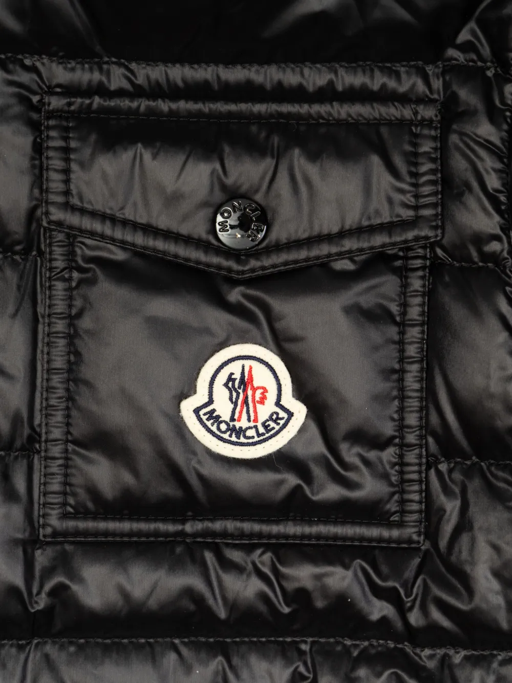 Куртка Mourillon с логотипом Moncler Enfant, черный — фото 3