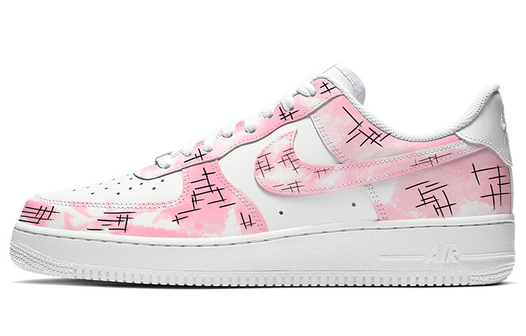 

Кроссовки Nike Air Force 1 Skateboard Shoes Unisex Low-Top Pink White Color