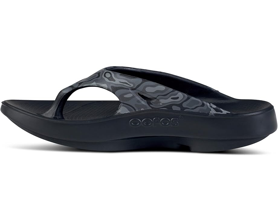 Кроссовки OOFOS OOriginal Sport Thong, цвет Black Water Camo — фото 4