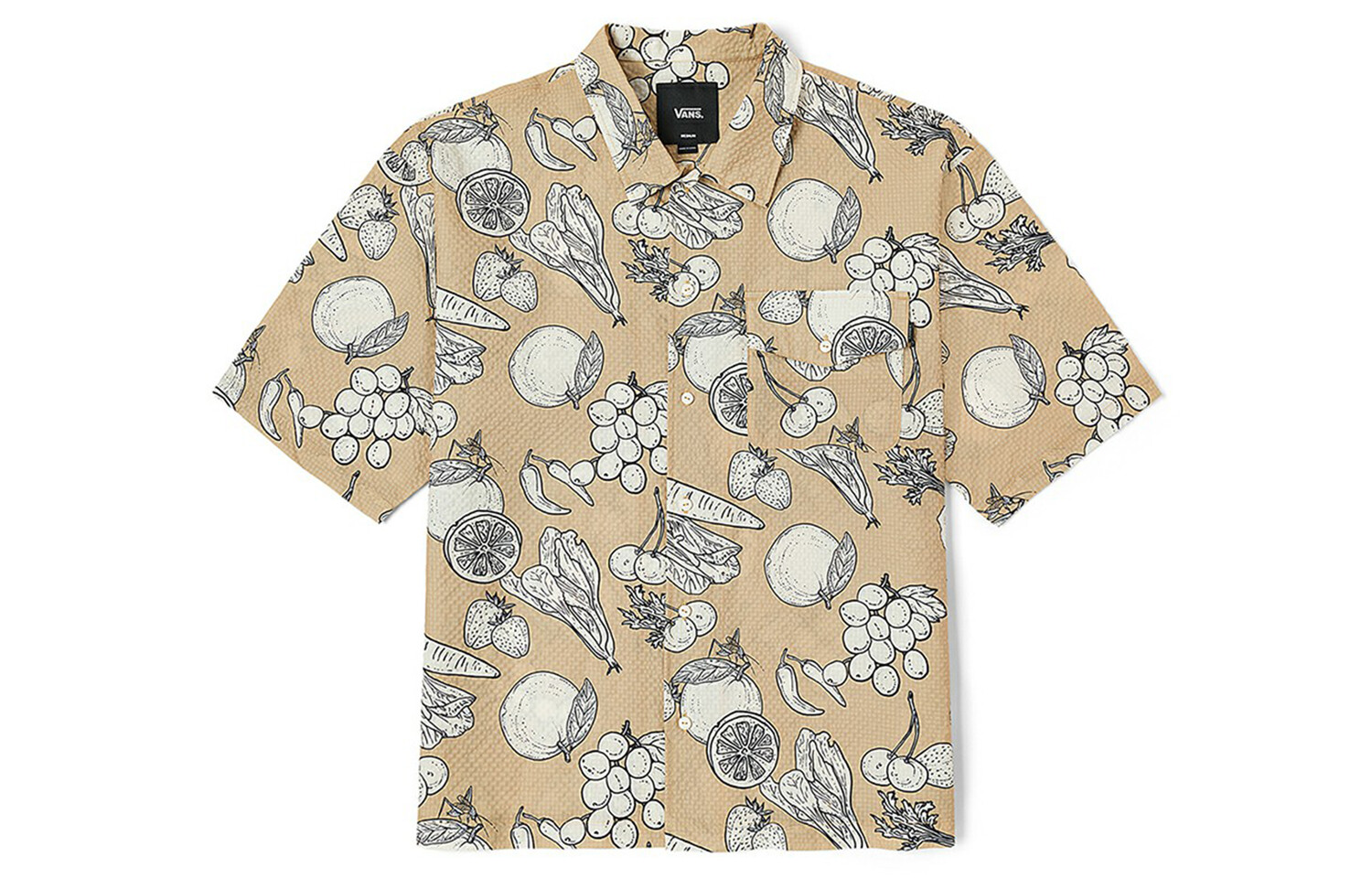 

Рубашка Spring Break Fruits унисекс хаки Vans, хаки