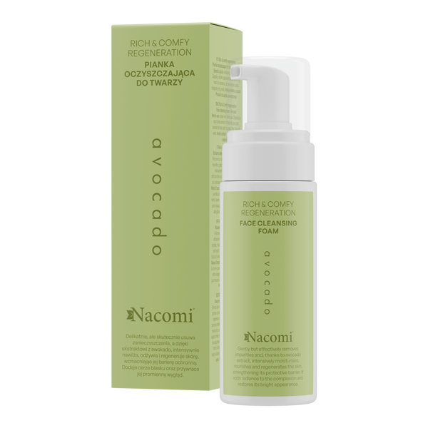 

Очищающая пенка для лица, 150 мл Nacomi Rich&Comfy avocado