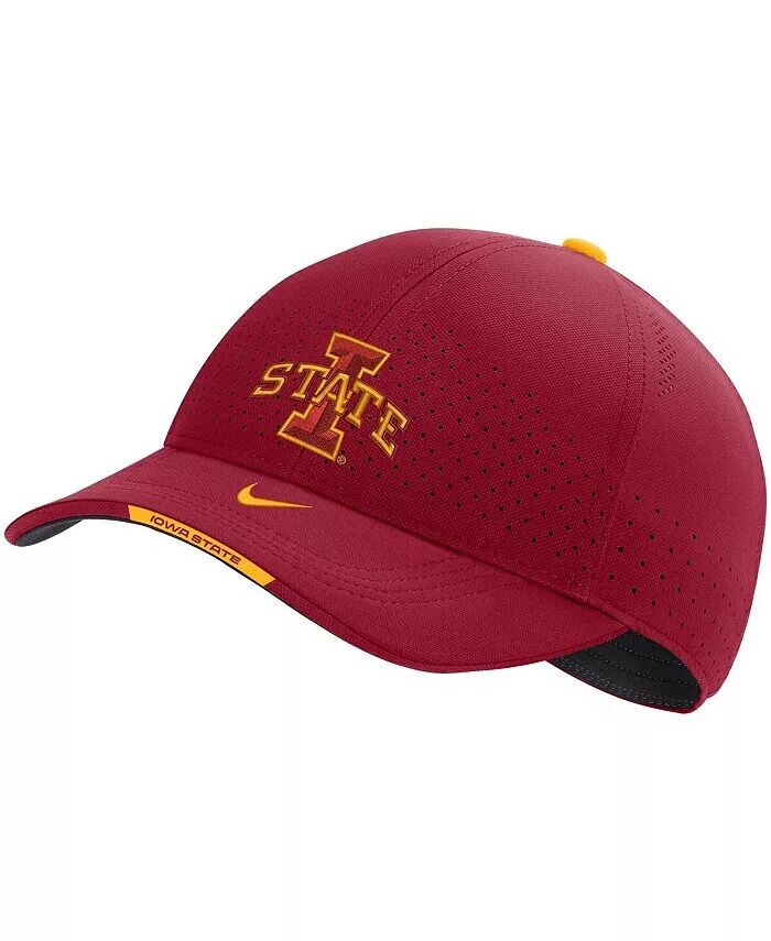 

Мужская регулируемая кепка Crimson Iowa State Cyclones 2023 Sideline Legacy91 Performance Nike