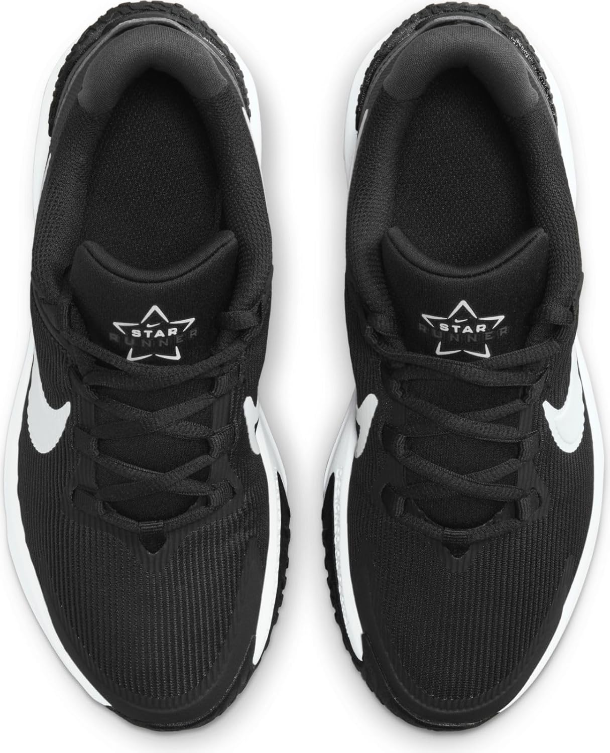 Детские кроссовки Nike Star Runner Unisex-Child 4 Nn (Gs), белый/черный — фото 3