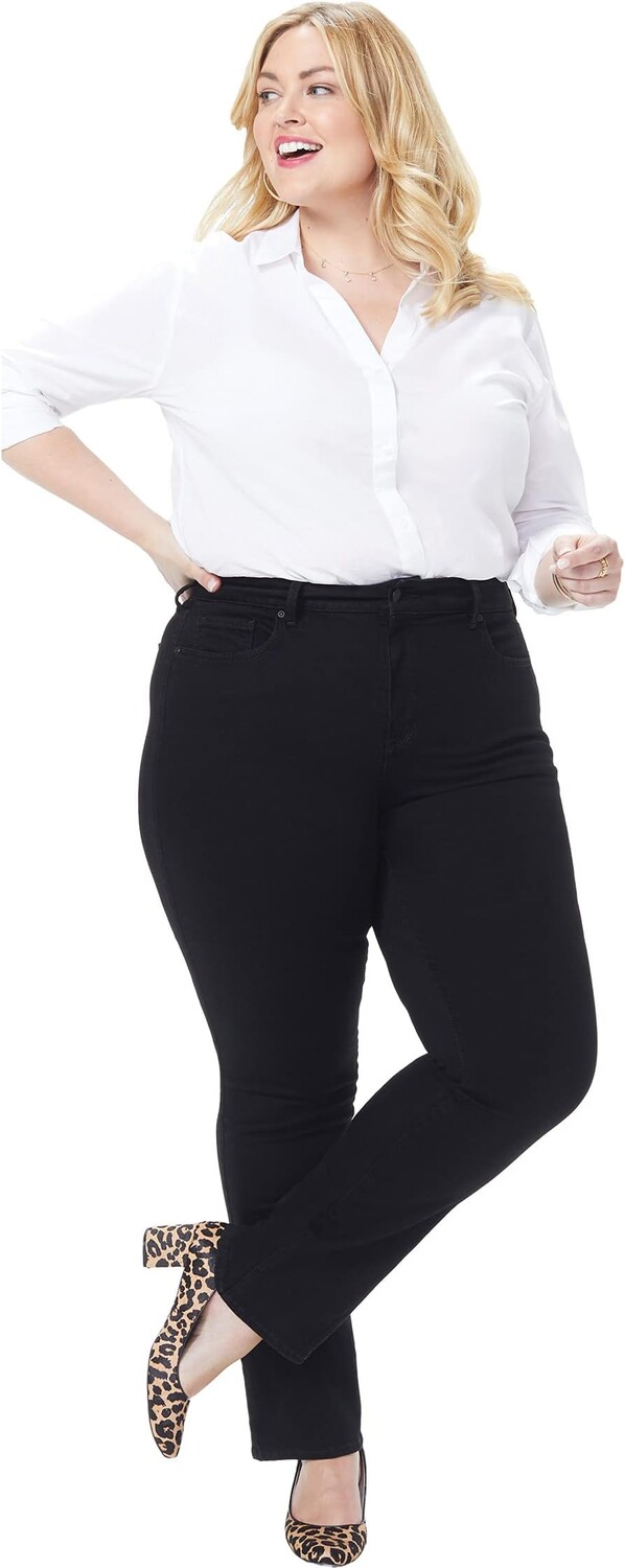 

Джинсы Marilyn Straight in Black NYDJ, черный
