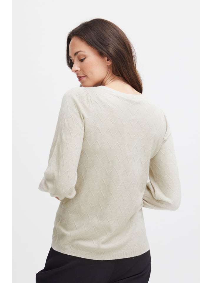 

Fransa Вязаный свитер FRMELANI прямого кроя, цвет «известняк» меланж