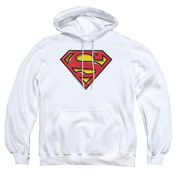 

Толстовка с капюшоном Superman airbrush shield adult pull over Licensed Character