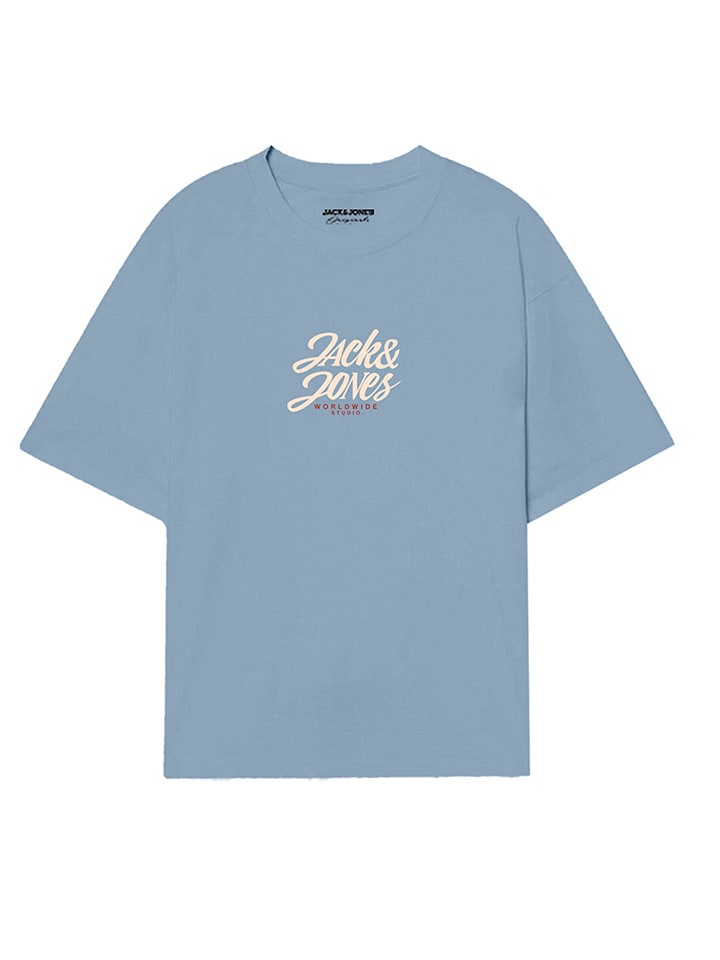 

Футболка JACK & JONES Junior, светло-синий