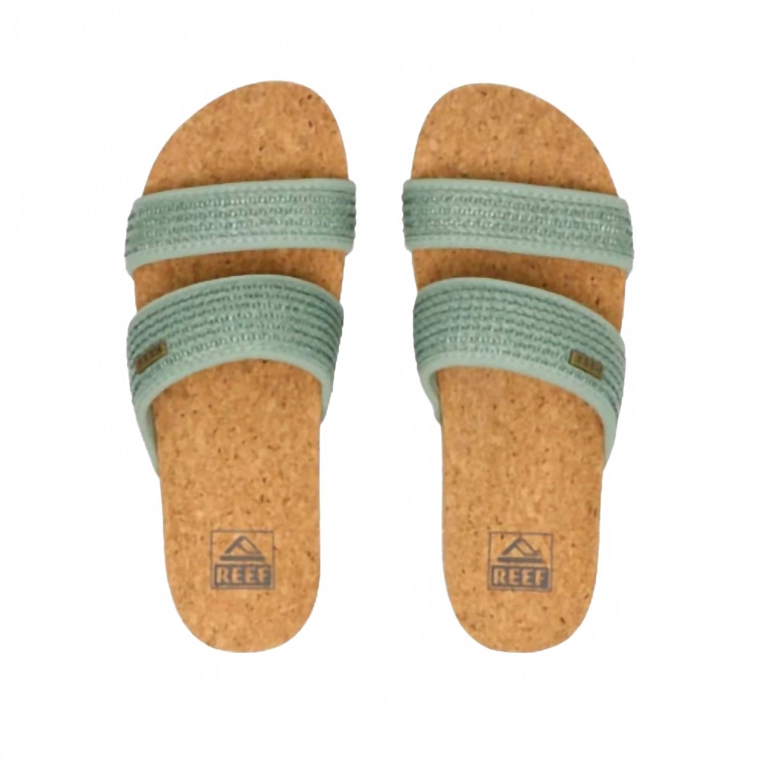Women's Cushion Vista Hi Flatform Sandals In Frosty Raffia Reef, Frosty Raffia — фото 2