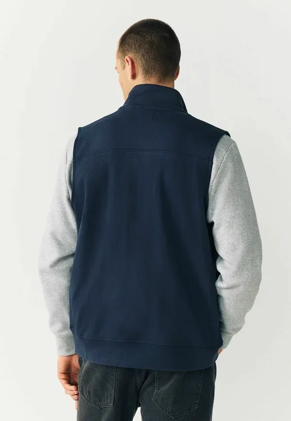 Жилет Regular fit hybrid full zip Next, темно-синий — фото 3