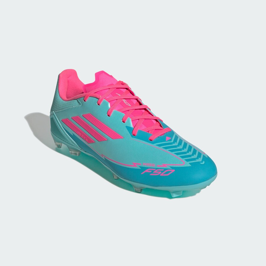 Футбольные бутсы ADIDAS PERFORMANCE F50 League Messi, бирюзовый — фото 4