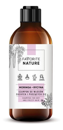 

Шампунь Favorite Nature для сухих и вьющихся волос Моринга и касторка 400мл