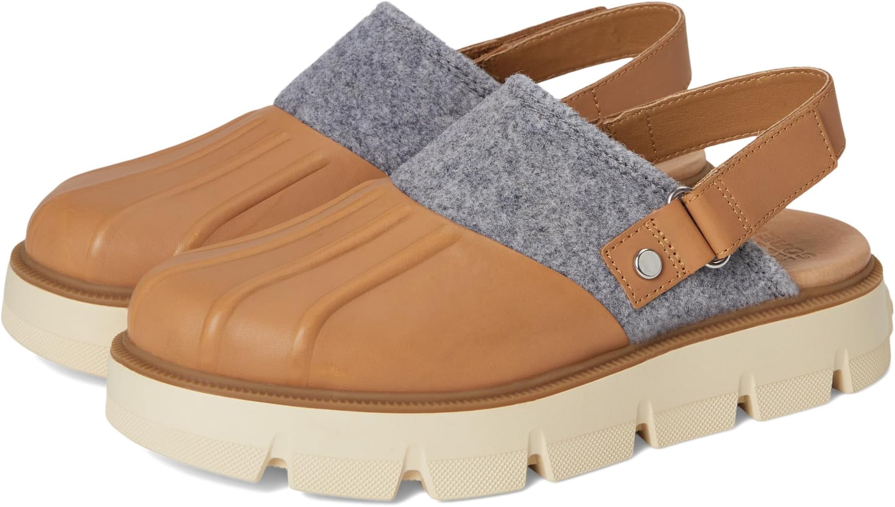 Сабо SOREL Rein Cb Clog Slingback, цвет Tawny Buff/Bleached Ceramic