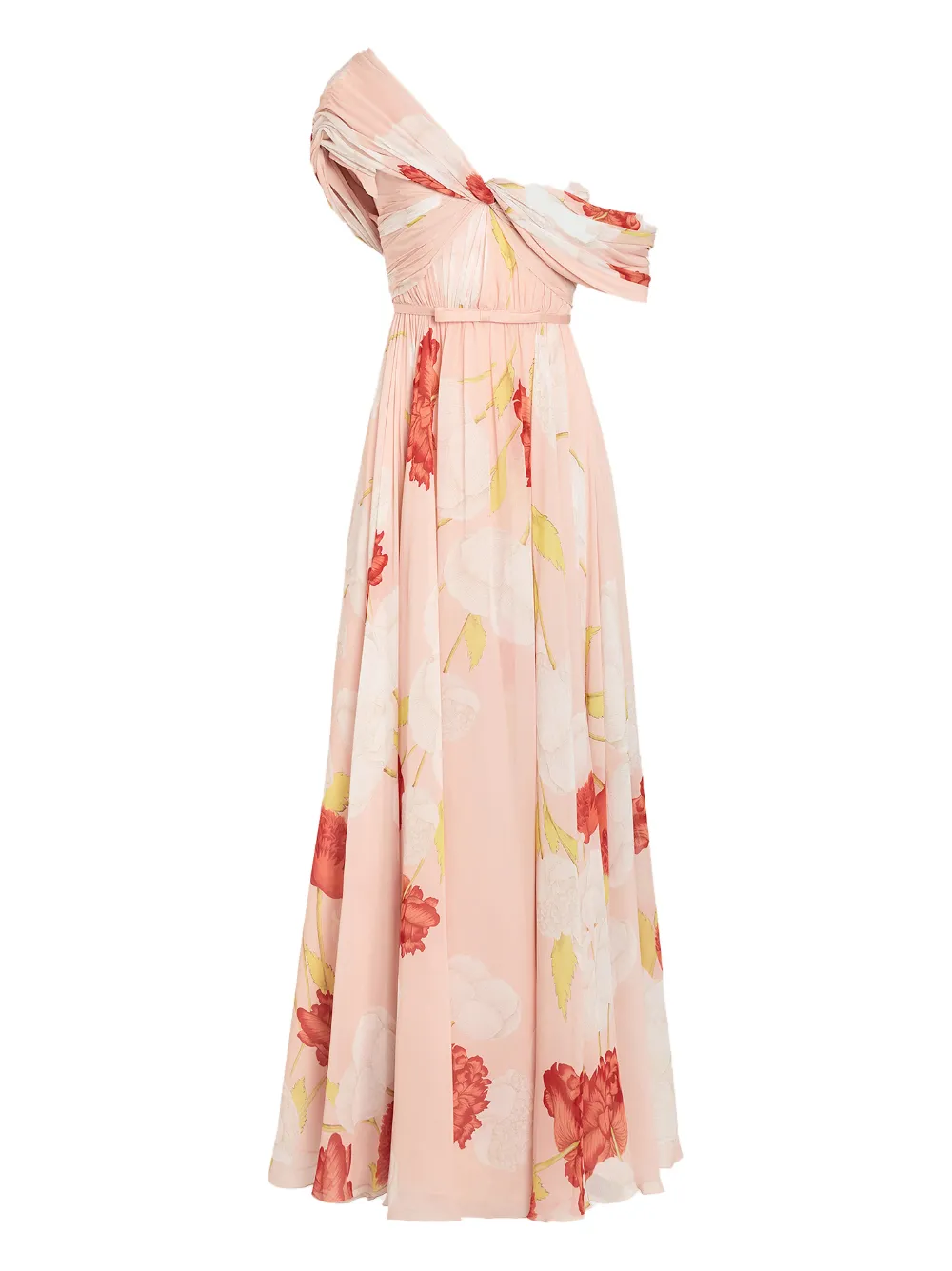 

Платье макси с цветочным принтом Giambattista Valli, розовый