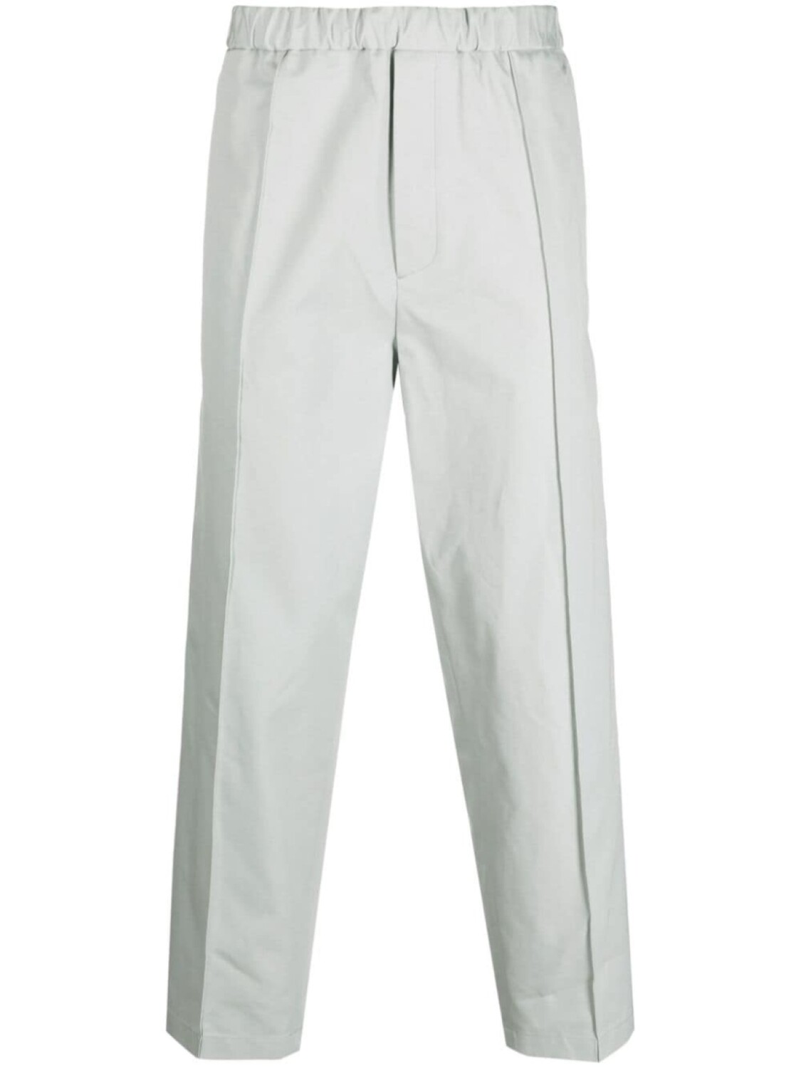 

Jil Sander elasticated-waist pleated trousers, серый