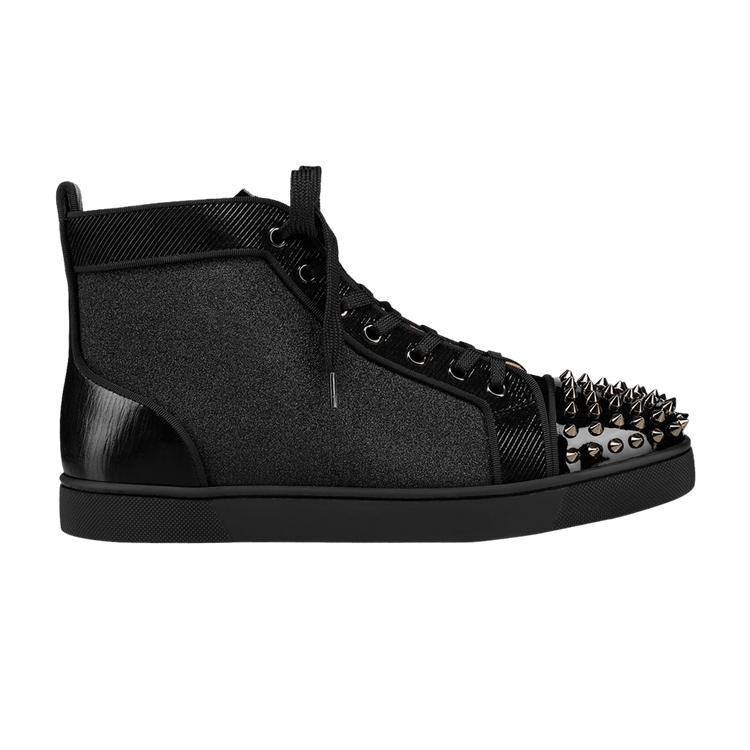 

Кроссовки Christian Louboutin Louis Flat Calf Spikes 'Black Silver', черный