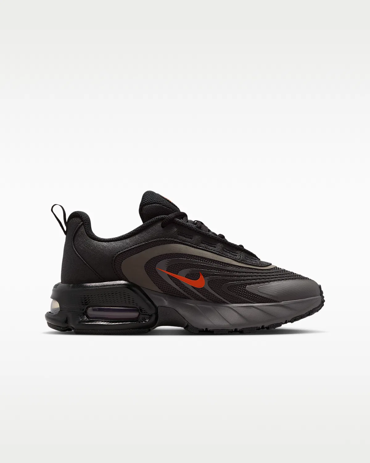 Кроссовки Nike Air Max Fire для детей старшего возраста, Medium Ash/Black/Team Orange — фото 3