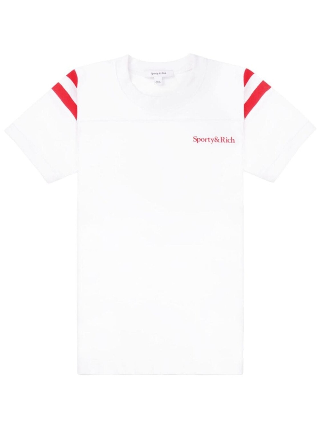 

Футболка Serif Logo Football Sporty & Rich, белый