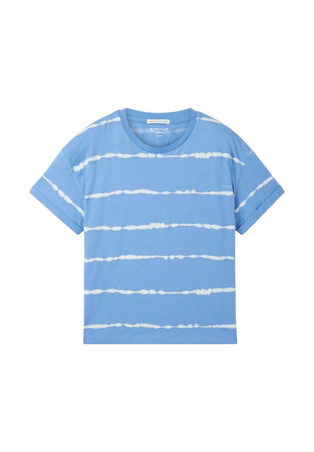 

Футболка с принтом OVERSIZED TOM TAILOR, цвет blue based tie dye